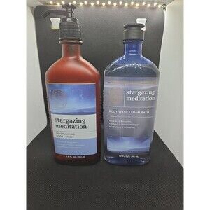 Bath & Body Works STARGAZING MEDITATION BODY LOTION, BODY WASH & FOAM BATH HB10